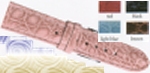 Genuine Crocodile Padded Stitched