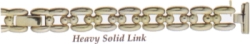 Elegant 12mm Heavy Solid Link Bracelet
